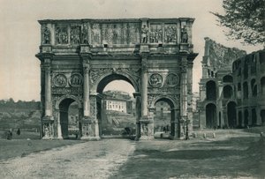 Der Konstantinsbogen, Rom, Italien, 1927