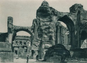 Die Caracalla-Thermen, Rom, Italien, 1927
