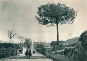 Die Via Appia, Rom, Italien, 1927 von Eugen Poppel