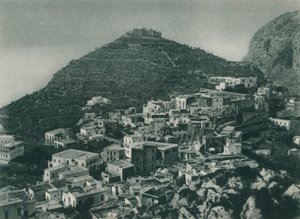 Blick auf Capri mit Monte Tiberio, Italien, 1927 von Eugen Poppel