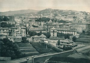 Blick auf Genua, Italien, 1927