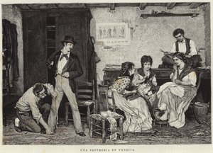 Ein Schneider in Venedig von Eugen von Blaas