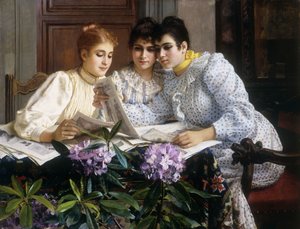 Die Auswahl der Aussteuer von Eugen von Blaas