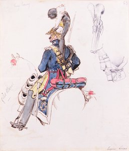 Soldat zu Pferd von Eugene Louis Lami