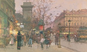 Porte Saint Denis von Eugene Galien Laloue