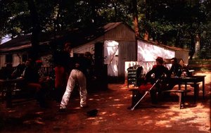 Soldaten des sechsten Regiments bei der Rast von Eugene Alexis Girardet