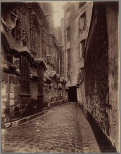 Ehemaliges Beinhaus Saint-Gervais-Saint-Protais, Rue François Miron von Eugène Atget