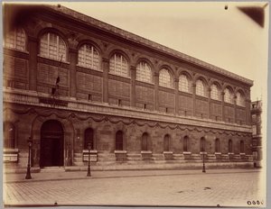 [Bibliothek Sainte-Geneviève, Place du Panthéon] von Eugène Atget