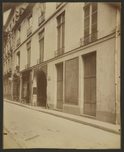 Hôtel de la Guillonière, 28 Rue des Bons-Enfants, Richelieu wohnte dort (1°) von Eugène Atget