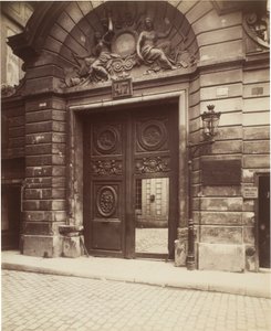 Hôtel des Ambassadeurs de Hollande, Rue Vieille-du-Temple 47 von Eugène Atget