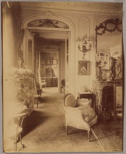 Interieur von Mademoiselle Sorel von der Comédie-Française, Avenue des Champs-Élysées von Eugène Atget