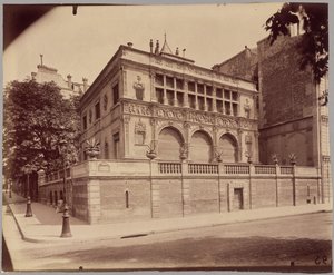 Maison François, Cours-la-Reine von Eugène Atget