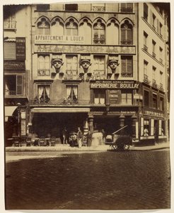 Haus an der Place du Caire 2 (Gebäude, Place du Caire) von Eugène Atget