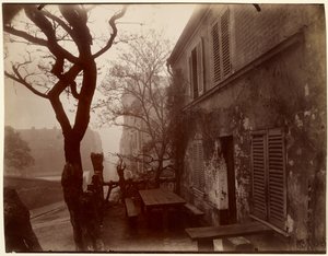 Die Taverne Lapin Agile, Rue des Saules von Eugène Atget