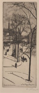 Eine Straße in Paris