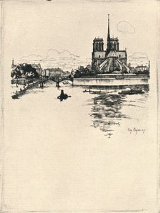 Die Apsis von Notre Dame