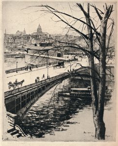 Die Leichenhalle, 1915 von Eugene Bejot