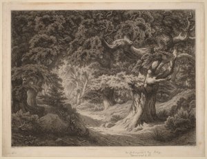 Charlemagne (Wald von Fontainebleau) von Eugene Bléry
