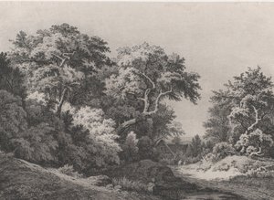 Der Waldrand, nahe Rambouillet von Eugene Bléry