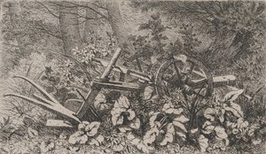 Der Pflug mit Klettenpflanzen, 1858 von Eugene Bléry