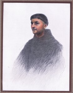 Ein Mönch von Eugene Burnand