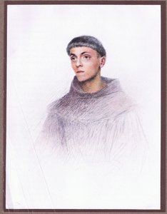 Ein junger Mönch von Eugene Burnand