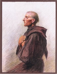 Bruder Burnard von Quintavelle von Eugene Burnand