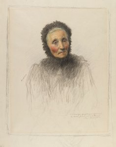 Alte Frau von Eugene Burnand