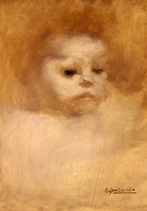 Kopf eines Kindes (Studie für La Grande Soeur)