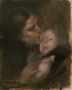 Mutter und Kind von Eugène Carrière