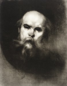 Porträt von Paul Verlaine von Eugène Carrière