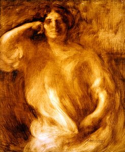 Porträt der Mutter des Künstlers, Madame Carriere von Eugène Carrière