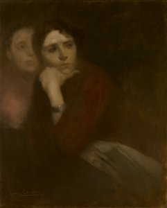 Zwei Frauen von Eugène Carrière
