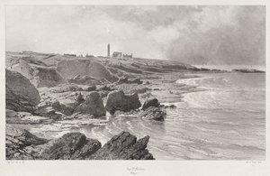 Kap St. Mathieu, 1846 von Eugene Ciceri