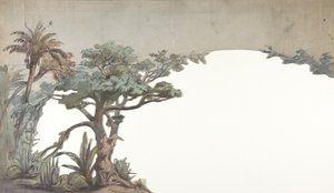 Entwurf für ein Bühnenbild an der Opéra, Paris, 1828-90 von Eugene Ciceri