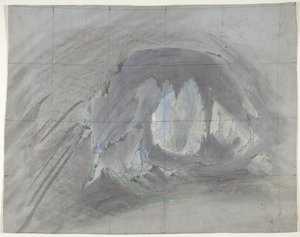 Entwurf für ein Bühnenbild an der Opéra, Paris, 1828-90
