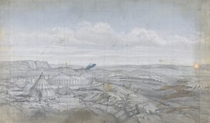 Entwurf für ein Bühnenbild an der Opéra, Paris, 1830-90 von Eugene Ciceri