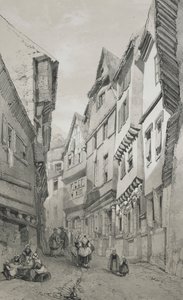 Malerische und romantische Reisen im alten Frankreich. Bretagne: Morlaix von Eugene Ciceri