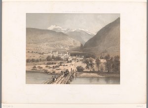 Ansicht von Brig an der Rhône von Eugene Ciceri