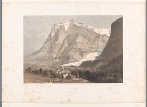 Ansicht von Grindelwald von Eugene Ciceri