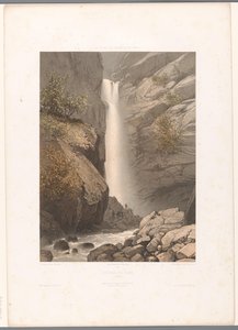 Ansicht des Dard-Wasserfalls