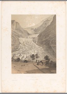 Blick auf den oberen Grindelwaldgletscher von Eugene Ciceri