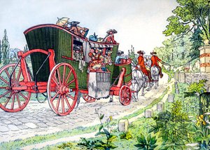 Kutsche von Paris nach Versailles