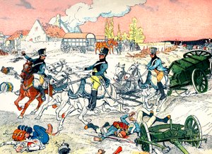 Militärtransport des Ersten Französischen Kaiserreichs von Eugene Courboin