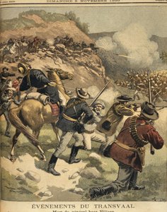 Südafrika, Die Anglo-Burenkriege, Tod des Buren-Generals Viljoen während eines Kampfes mit den Engländern, Druck