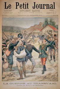 Der Krieg im Transvaal: Vereinigung der Buren und Afrikaner, Titelseite von Le Petit Journal, 10. Dezember 1899