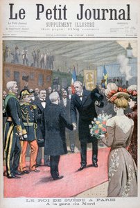 Der Besuch des Königs von Schweden in Paris, 1900
