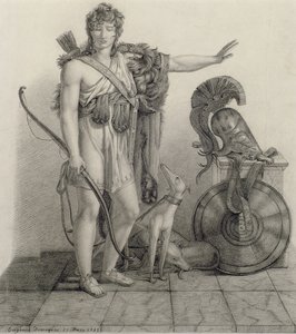Hippolytus, 1832, nach einem Gemälde von Baron Pierre Narcisse Guerin (1774-1833) von Eugene Denagers