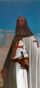 Jacques de Molay, Großmeister der Tempelritter von Eugene Emmanuel Amaury Duval