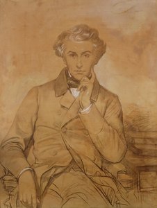 Porträt von Henri Reber (1807-80) von Eugene Emmanuel Amaury Duval